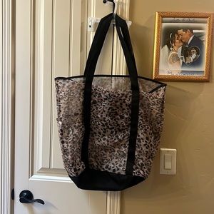 Leopard print bag